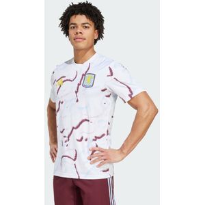 adidas - Aston Villa FC Pre Match Shirt - Wit - Heren - Regular Fit