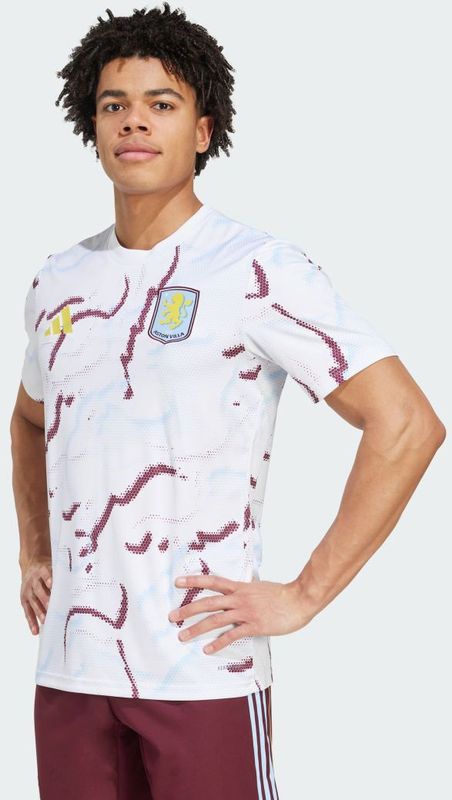 adidas - Aston Villa FC Pre Match Shirt - Wit - Heren - Regular Fit