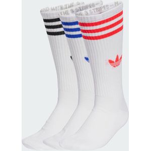 adidas Originals - 3S HIGH CR S - Sportsokken - White / Lucid Red / Lucid Blue