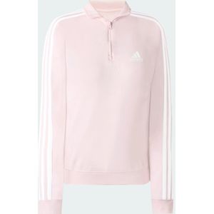 Essentials 3-Stripes Sweatshirt met Korte Rits