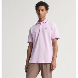 ADIDAS PERFORMANCE - Functioneel Shirt - Donkerbruin/Rosa - Katoen - Kwartmouw