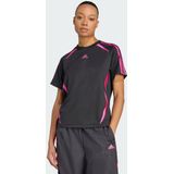 adidas Originals - Adicolor Teamgeist - T-shirt - Donkerroze / Zwart