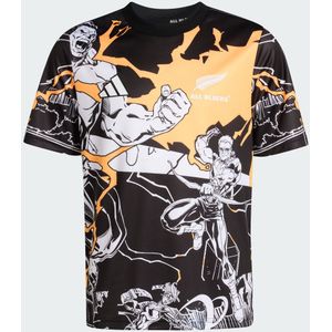 ALL BLACKS MARVEL CAPTAINS RUN SHIRT KIDS