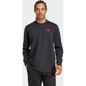 Ajax Amsterdam - Long Sleeve Graphic Tee - Zwart - Katoen