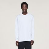 Y-3 - Graphic Long Sleeve T-shirt - Wit