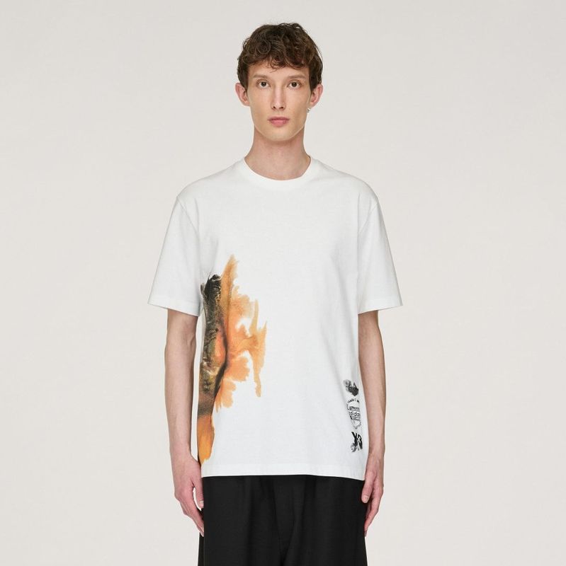 Y-3 - Oversized T-shirt - Wit - Heren - 100% Katoen