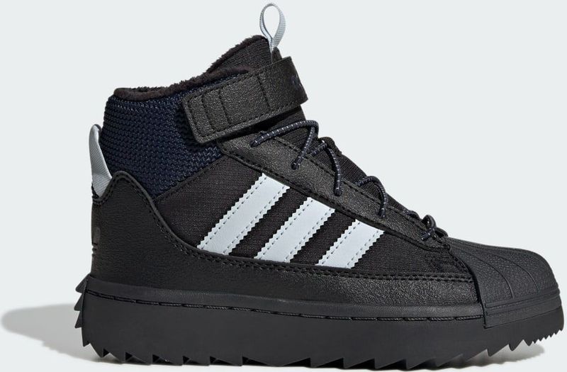 adidas Originals - Superstar - Snowboots - Donkerblauw - Zilvergrijs - Zwart