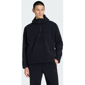 BORG FLEECE TEAMGEIST HOODIE MET KORTE RITS