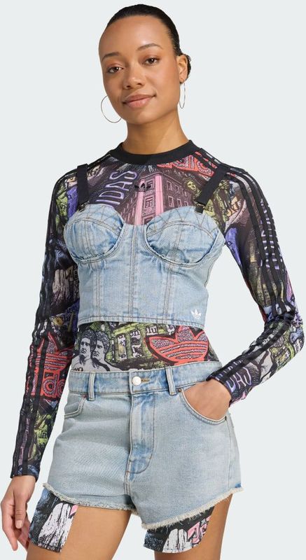 adidas x Jeremy Scott Denim Bustier