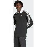 3-STRIPES RUGBY POLO MET LANGE MOUWEN