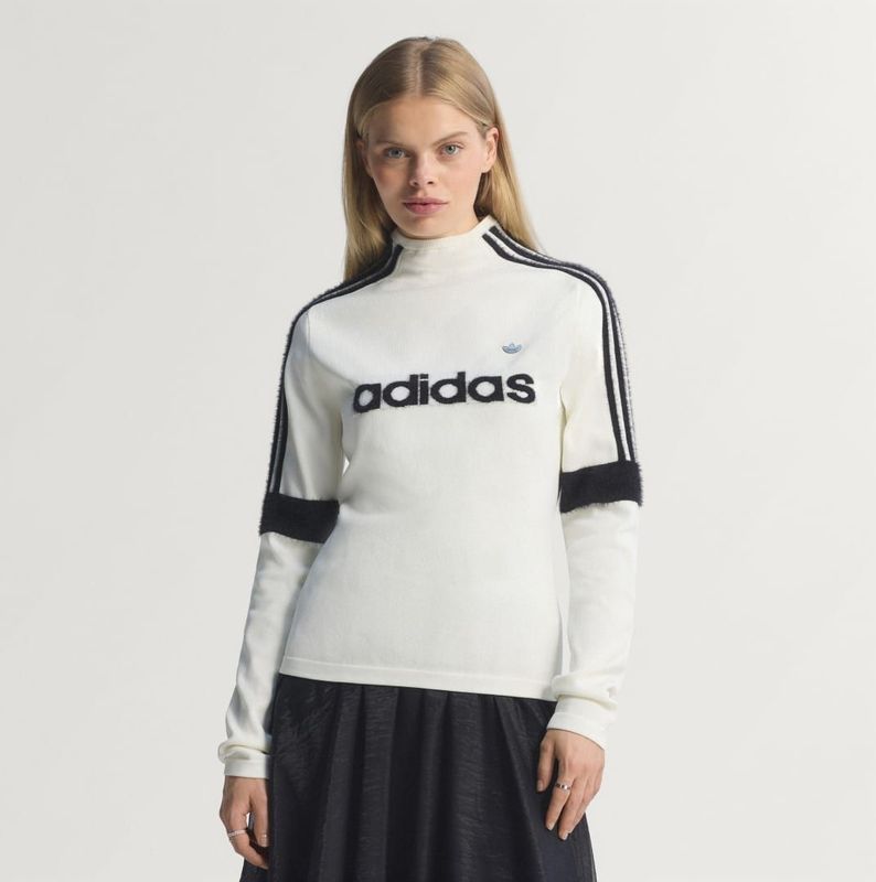 Adidas Originals - Top met Z-logo - Wit - Dames - Polyester