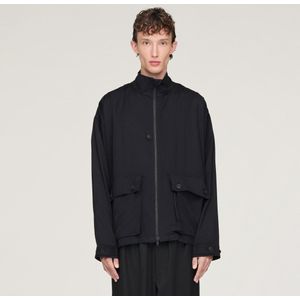 Y-3 Rayon Twill Zip Top