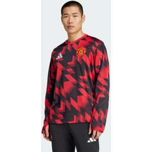 Adidas - Manchester United 25/26 - Sweatshirt - Warm Voor De Wedstrijd