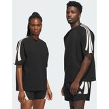 adidas - Basketball Sweatshirt - Zwart - Korte Mouwen - Uniseks