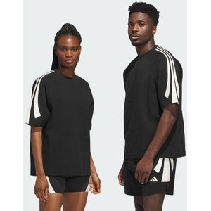 adidas - Basketball Sweatshirt - Zwart - Korte Mouwen - Uniseks