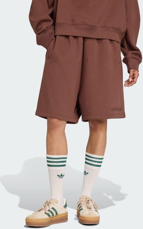 ADIDAS ORIGINALS - Essentials - Broek - Kastanjebruin - Wide Leg - High Waist
