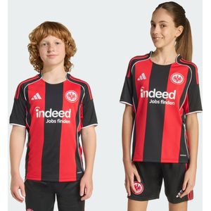 adidas - Eintracht Frankfurt 25/26 - Thuis Korte Mouw T-shirt - Junior - Rood/Zwart