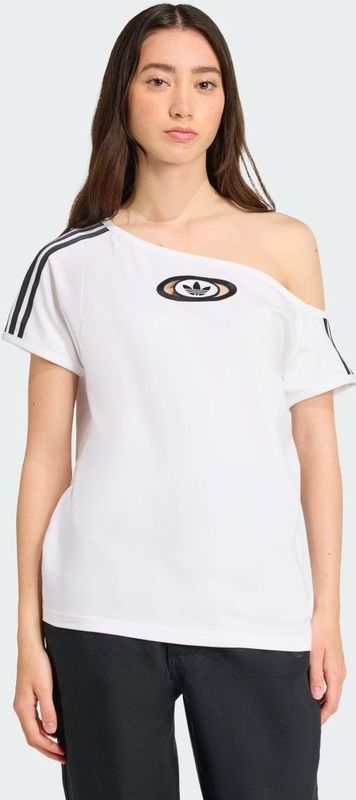 adidas Originals Campus 2000 Off Shoulder T-shirt