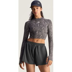 adidas - By Stella McCartney - Sportshirt - Beige - Longsleeve Crop Printed