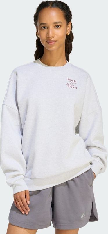 Dames sweatshirt adidas Studio Crew 3-Stripes