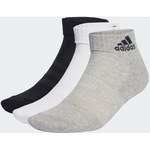 adidas - Cushioned Sportswear - Enkelsokken - Wit - 3 Paar