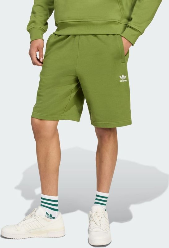 adidas Originals - Essentials - Broek - Riet/Wit - Knielengte - Regular Fit