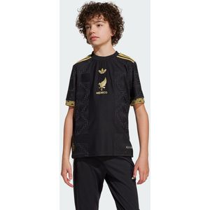 adidas - Mexico 25 - Gold Jersey - Zwart - Kids