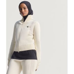 adidas - Knitted Sportjack - Wit - Vesten