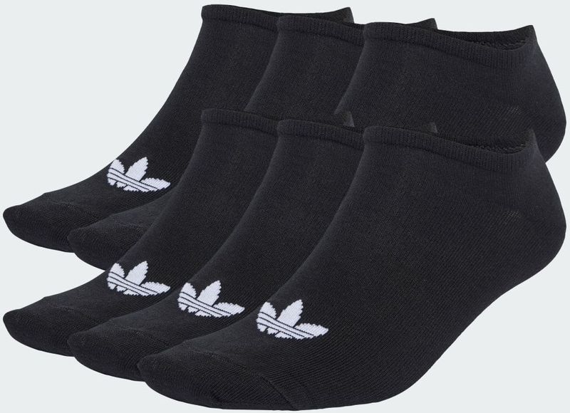 adidas Originals - Enkelsokken - 6-pack - Liner - Zwart - Sokken