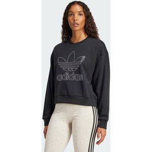 adidas - Snake Crew Sweatshirt - Zwart - Katoen