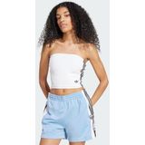Adidas - Adicolor 3 Stripes - Tube Top - Zwart - 79% Gerecycled Polyester, 21% Elastaan
