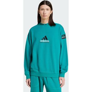 Adidas - EQT Reflective Crewneck - Hoodie - Groen