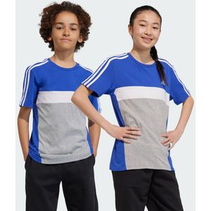 Tiberio 3-Stripes Colorblock Katoenen T-shirt Kids
