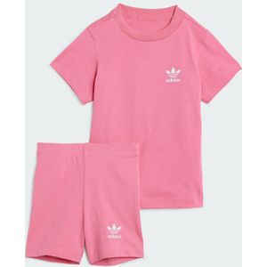 adidas Originals - Set - Lichtroze/Wit - 2-delig - Shirt en Broek