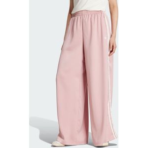 adidas Originals - Satin Wide Leg Pants - Pink - Satijn