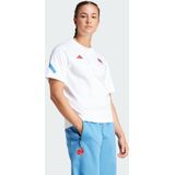 ADIDAS PERFORMANCE - Functioneel Shirt - Blauw - France Travel Z.N.E.