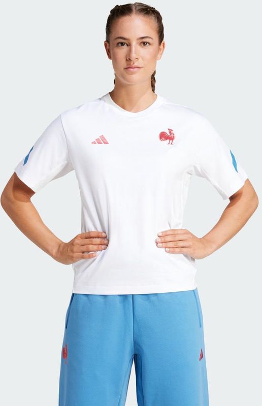 ADIDAS PERFORMANCE - Functioneel Shirt - Blauw - France Travel Z.N.E.