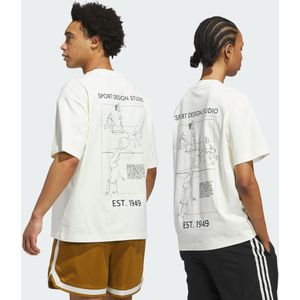 ADIDAS ORIGINALS - Shirt - Zwart - Sports Design GFX - Halve Mouw