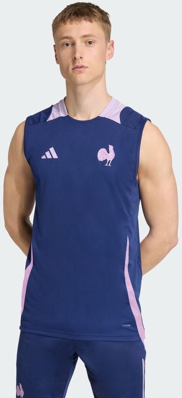 adidas Performance - Functioneel Shirt - Donkerblauw / Pruim - Mouwloos