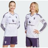 adidas PERFORMANCE - Functioneel Shirt - Sering - Donkerlila - Wit - Lange Mouw