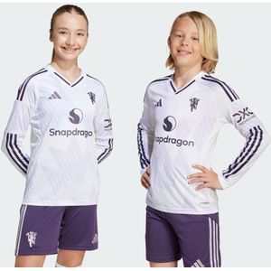 adidas PERFORMANCE - Functioneel Shirt - Sering - Donkerlila - Wit - Lange Mouw