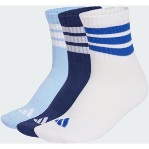 3-Stripes Cushioned Sportswear Mid-Cut Sokken 3 Paar