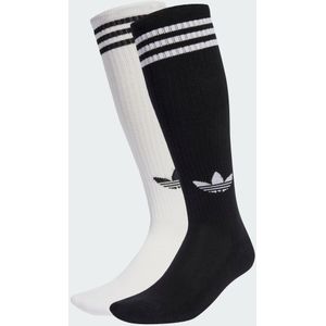 adidas - 3-stripes Knee Socks - Sokken - Wit - 2 Pairs