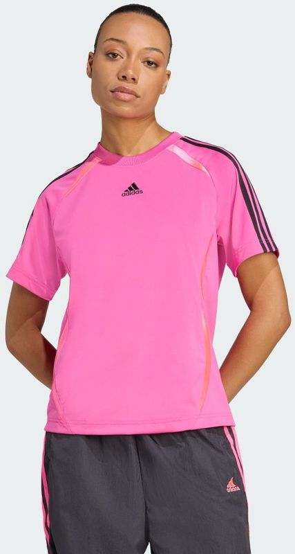 adidas Originals - Adicolor Teamgeist - Shirt - Pink - Ronde Hals