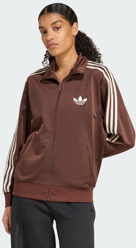 adidas Originals - Turtleneck Sweatshirt - Bruin - Satijn