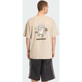 ADIDAS ORIGINALS - ICED LATTE - T-shirt - Taupe - Donkerbruin - Wit