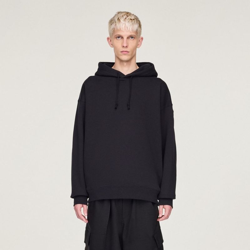 Y-3 - Hoodie - Zwart - Unisex - Katoen