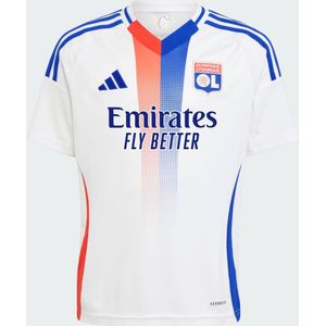 adidas - OL 2024/25 - Thuisshirt - Rood Blauw Wit - Voor Kinderen