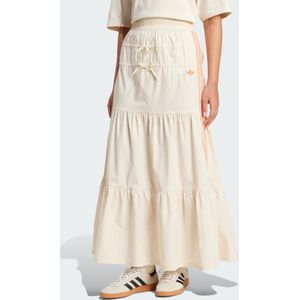 adidas - Skirt W - Gelaagde Rok - Beige - 100% Gerecycled Polyester