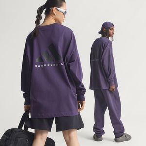 adidas - Basketball Longsleeve - Paars - Uniseks